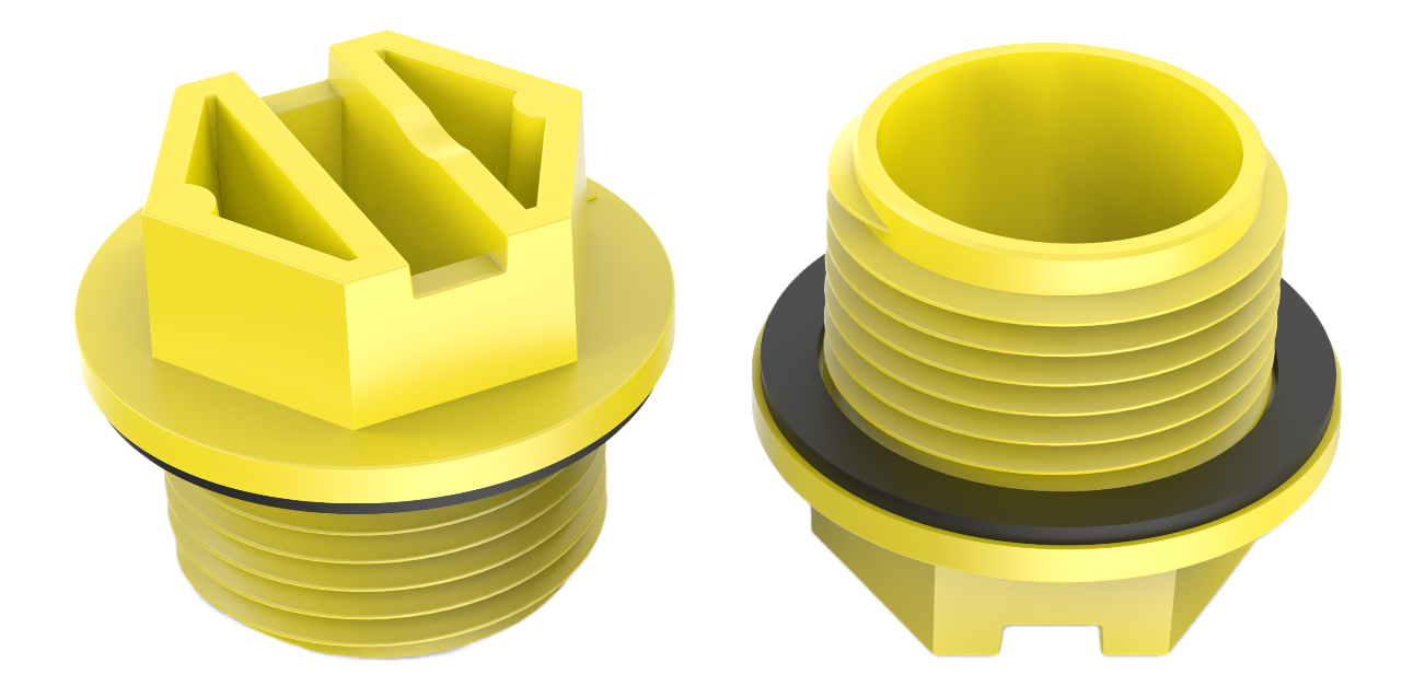 Images of Threaded Plugs with gasket